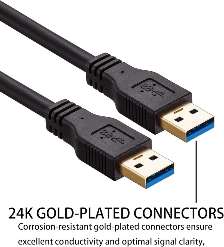 USB to USB Cable Male to Male 20 Ft, Long USB 3.0 Cable a to a for Data Transfer gallery