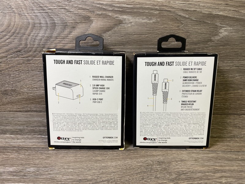 Otterbox 1m/3FT USB-C to USB-C 2.0 Cable & USB-C Wall Charger 15W gallery