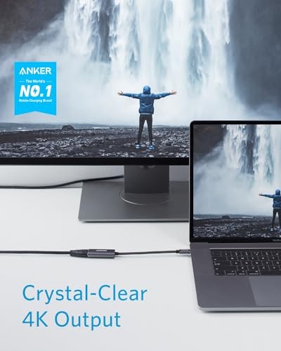 ANKER USB C TO HDMI ADAPTER 4K@60HZ 310 USB-C ADAPTER 4K HDMI A8312 – GRAY