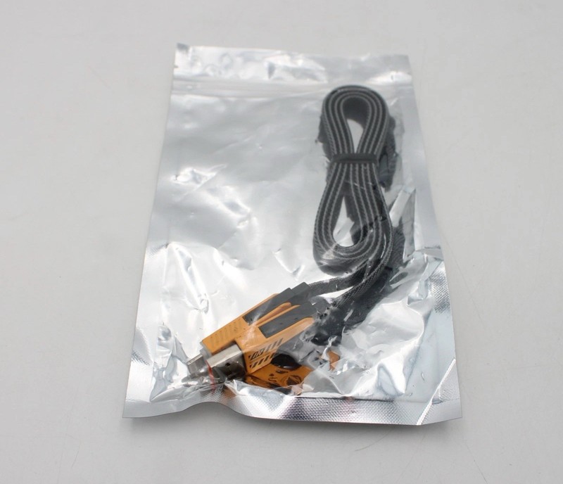 Lot Of 2 M1 Type C Charging Cable In Gray And Orange (M1-TYPE-C-1.0) PD 27W