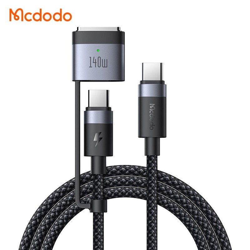 Mcdodo 2 in 1 USB C to Mag 3 Magnetic Charging Cable 140W Type C PD Charger gallery