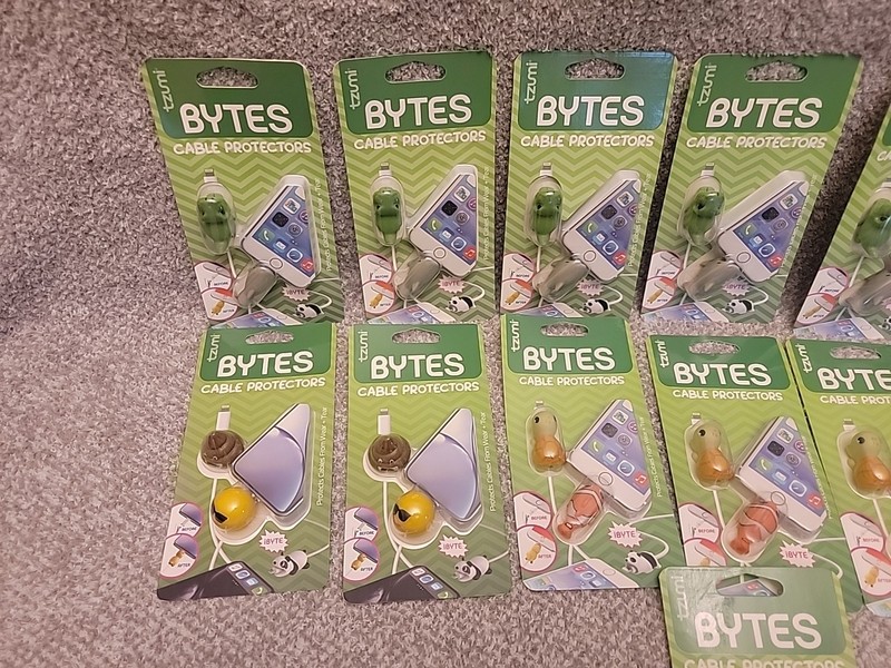 Tzumi Bytes Cable Protectors Assorted Helps Reduce Cable Breakage Lot of 16 gallery
