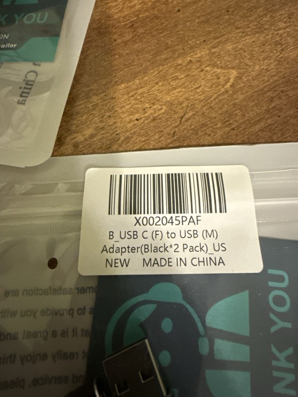 10 USB C TO USB OTG (blue Box) & 14 B UBS C (F) TO USB (M) Adapters (24) Total gallery