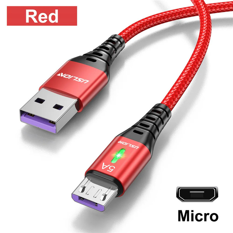 5A Micro USB Cable Fast Charging Mobile Phone Micro USB Wire Cord for Xiaomi And