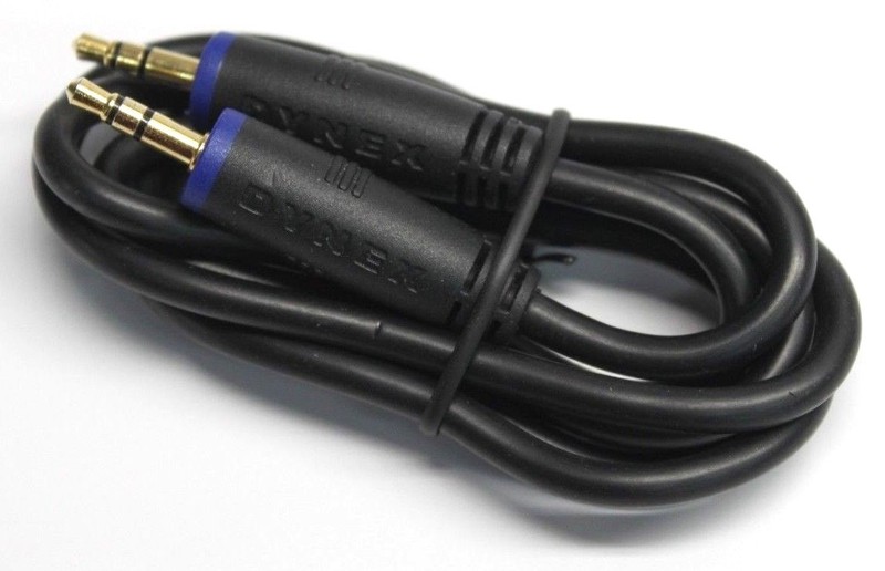 Dynex Stereo Audio Cable 3.5mm Car Jack Aux Cord for iPhone iPad iPod 3FT