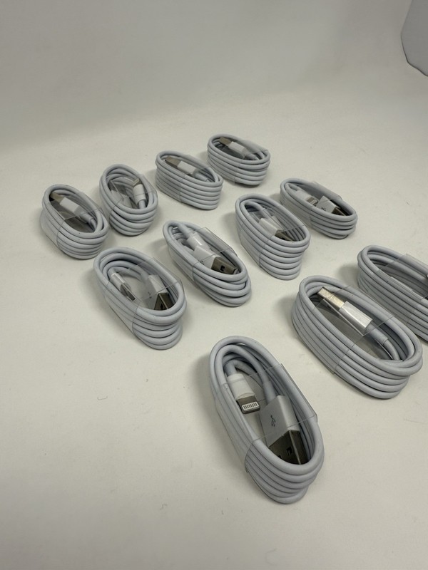 Lot Of 11 3FT 8 Pin USB Cable Data Sync Charger Cord for iPhone 14 13 12 11 X gallery