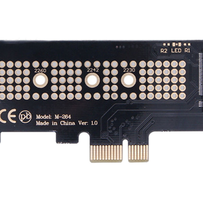 PCI-E 3.0 x1 Lane to M.2 M-Key SSD Nvme AHCI PCI Express Adapter Card PCIE SSDCx gallery