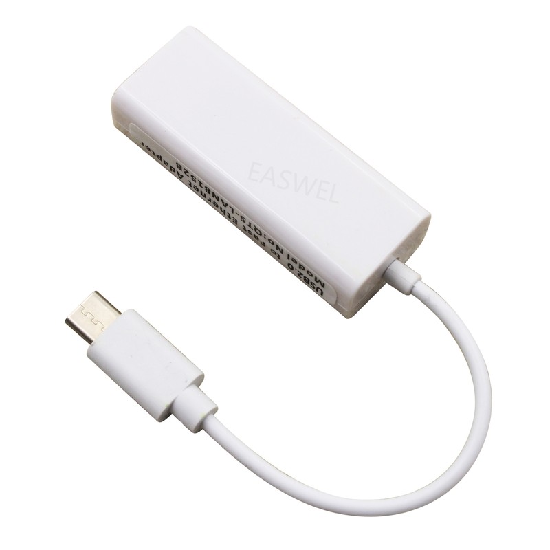 USB3.1 USB-C Type-C to RJ45 Ethernet LAN Adapter for Samsung Galaxy S9/S9 Plus
