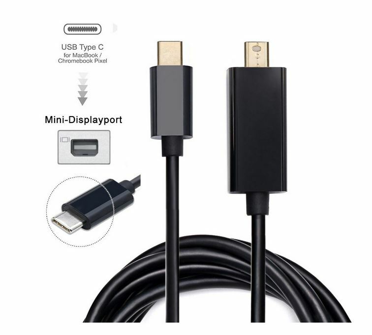 Premium USB Type-C to Mini DisplayPort Male Cable 4K@60Hz For Apple iPad Pro Air gallery