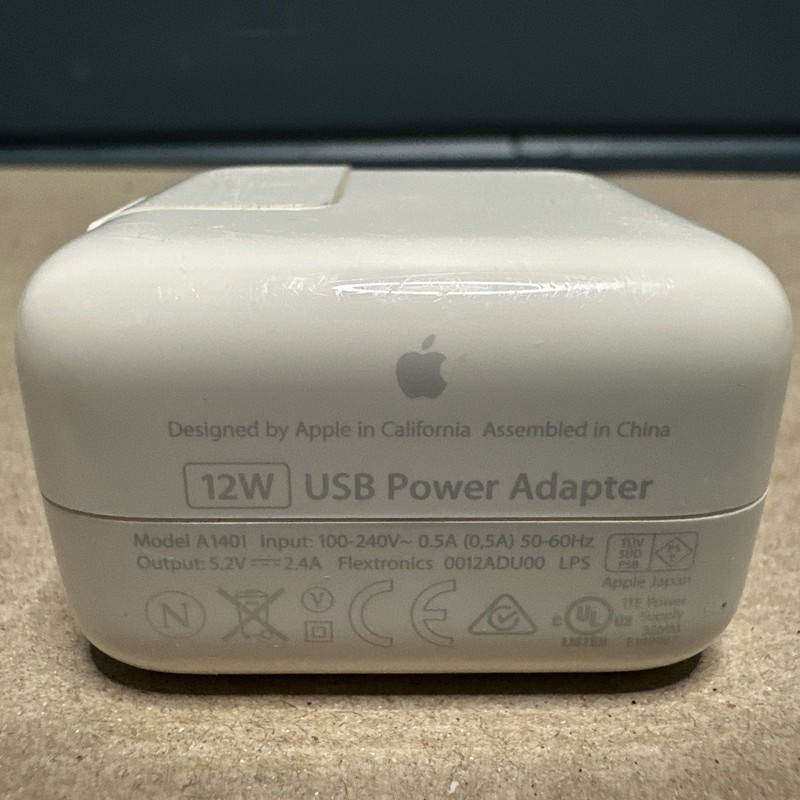 Genuine Apple 12W USB Power Adapter Charger for iPhone iPad A1401