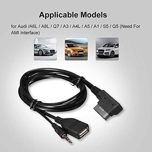 Audio AMI USB 3.5mm Aux Cable 3.5mm USB Adapter AMI MMI Audio Music Interface... gallery
