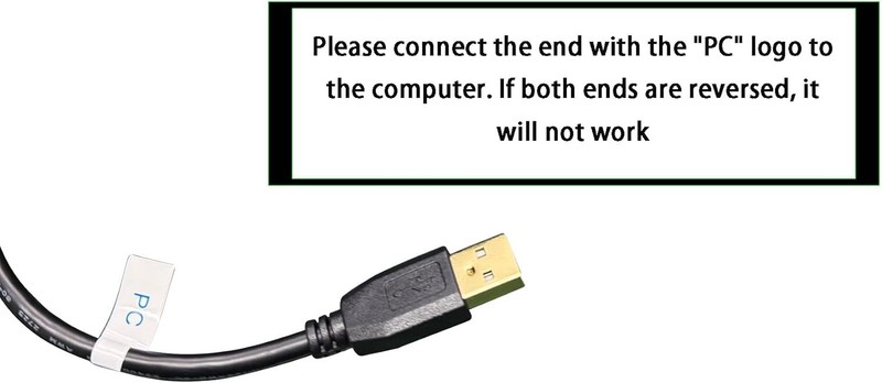 USB A to A Male Cable 30Ft Long Extension Tangle Free for Hard Drive Printer gallery