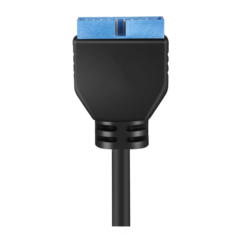 USB 3.0 19/20Pin Male to USB 3.1 Type-E Header Male Extension Cable Adapter f... gallery