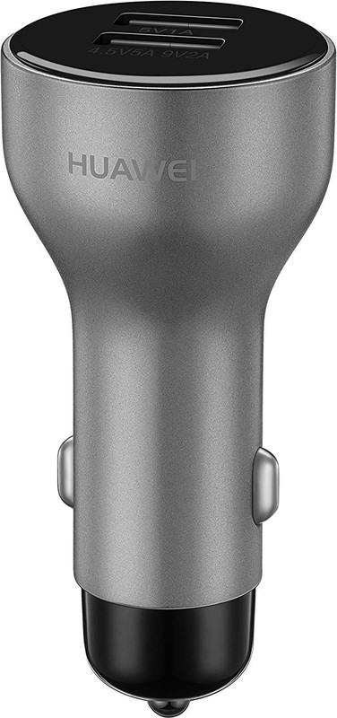 Huawei AP38 5A 1M Dual USB Car Charger with Type C Data Cable Grey gallery