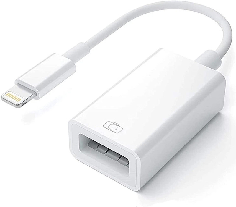 To Camera USB Female OTG Connector Adapter Cable For Apple iPhone iPad iPod