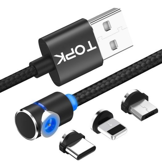 TOPK AM69 3A 1m Magnetic Charging Cable