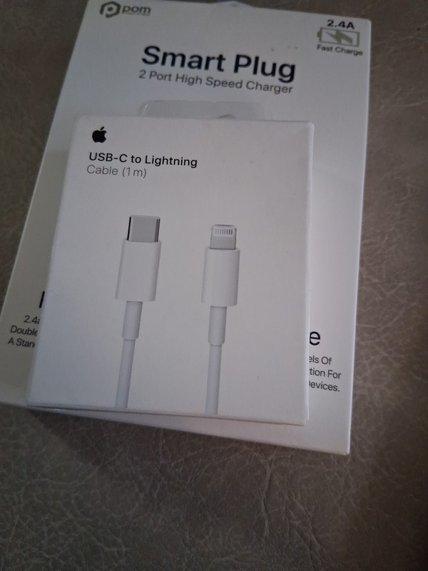 Lot of OEM Apple iPhone USB Charger -Adapter And A Pom Smart Plug gallery