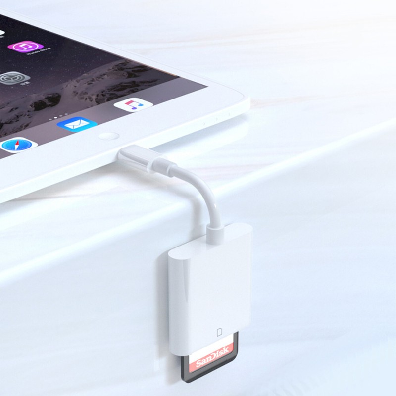 SD Card Adapter Camera Reader for iPad iPhone 6 6S 7 8 Plus 11 12 Pro X Xs Max gallery
