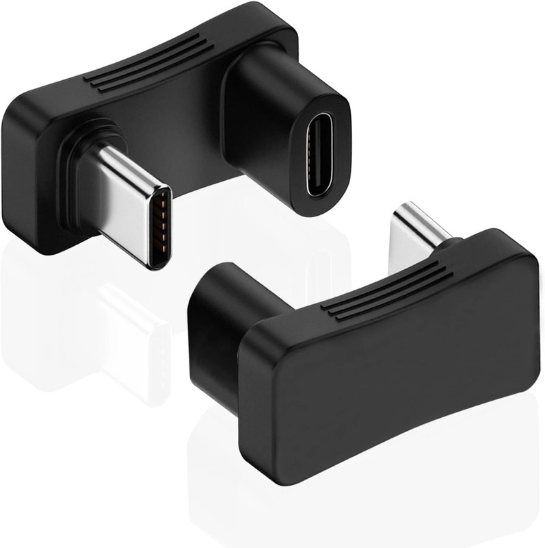 USB C 180 Degree Adapter 2 Pack 100W Fast Charging