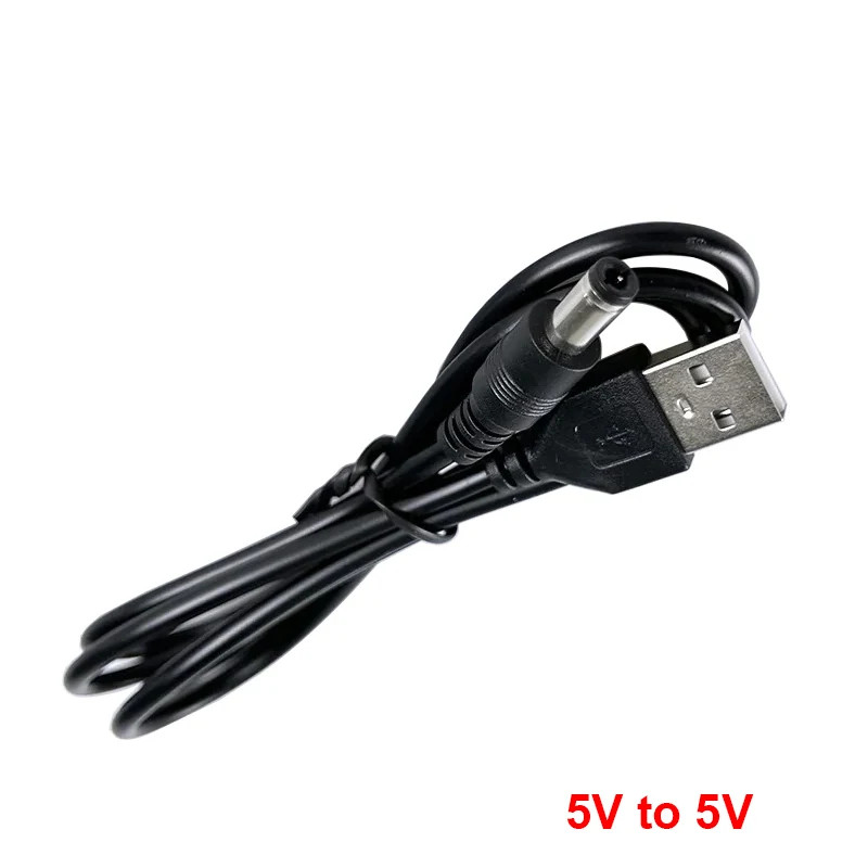 5.5*2.1Mm Wifi to Powerbank Cable Connector DC 5V to 12V USB Cable Boost Convert
