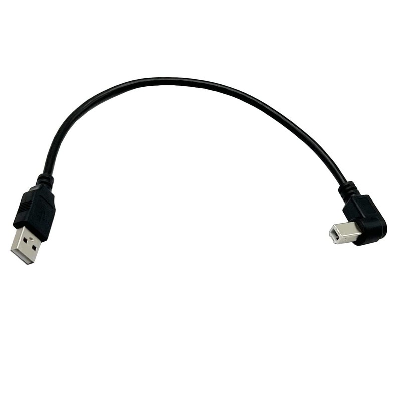 Right Angled Printer Cable 2Pack USB2.0 A Male Plug to Right Angle USB B Male... gallery