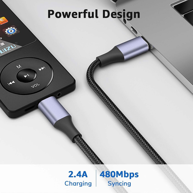 USB C to Mini Cable1Ft, [Aluminum Shell, Braided] Durable Mini-B 1FT gallery