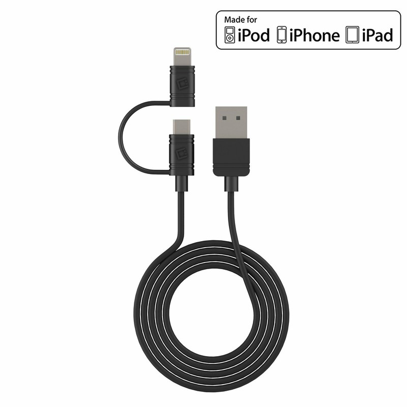 Apple MFi Certified Lightning+Micro USB Data Sync & Charging Cable gallery