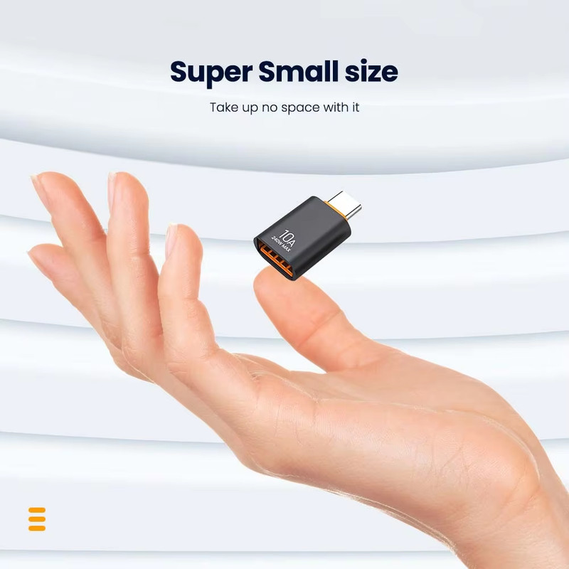 High Speed 10A OTG USB 3.0 Female-Type C Male Adapter Laptop Phone Charger gallery