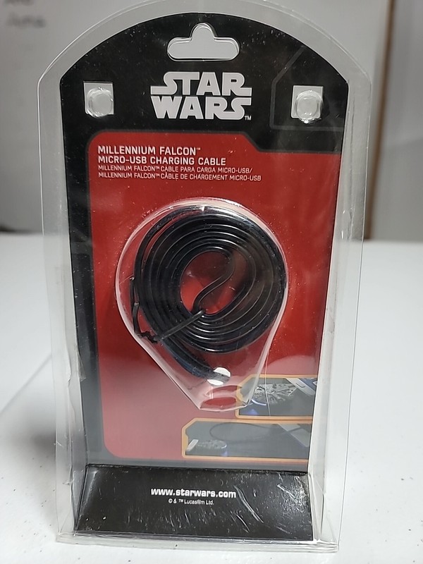 Star Wars Millennium Falcon Micro-USB Charging Cable by ThinkGeek NEW gallery