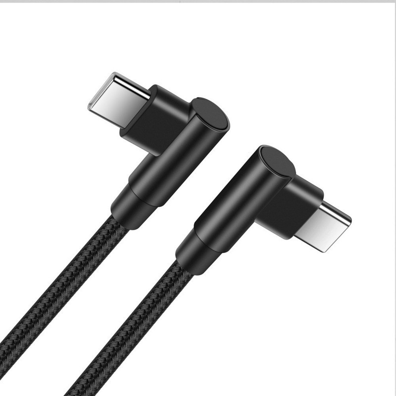 90° 60W 3A Type-C to Type-C Fast Charger Cable Data Cable for Android Devices gallery
