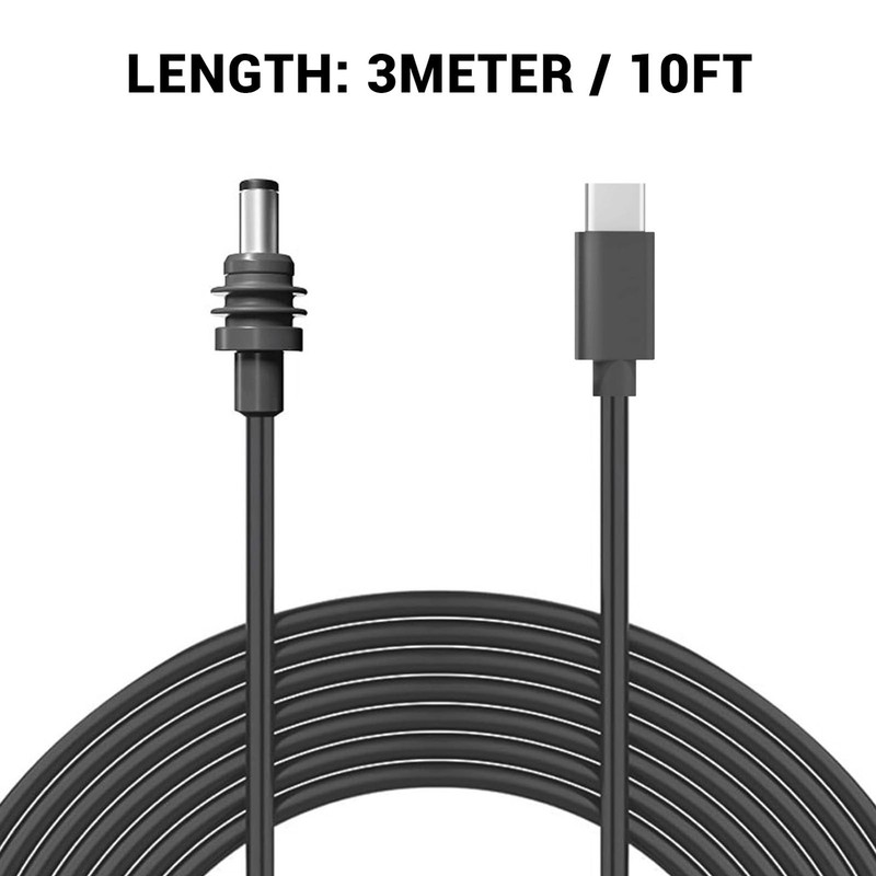 10ft 100W USB Type C Input To DC Mini Satellite Power Supply Charging Cable gallery
