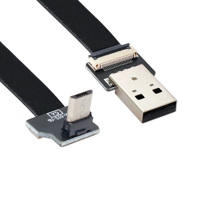 ChenYang Up Angled USB 2.0 Type-A Male to Micro USB 5Pin Male Data FPC Cable gallery
