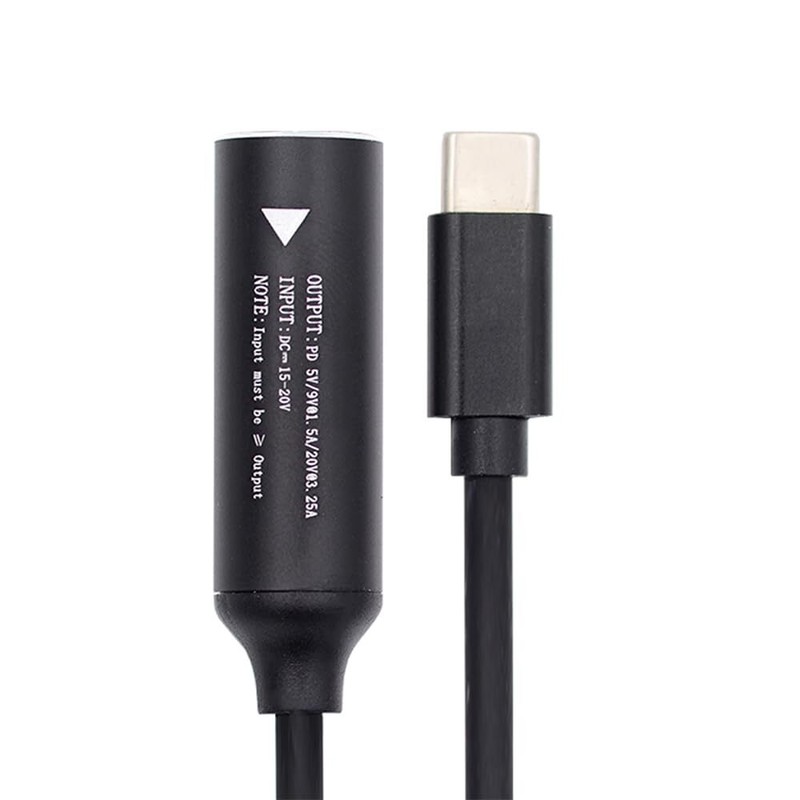 USB-C -C to DC Jack 4.8x1.7mm Input Power Cable Plug Charge Cord for Laptop P... gallery