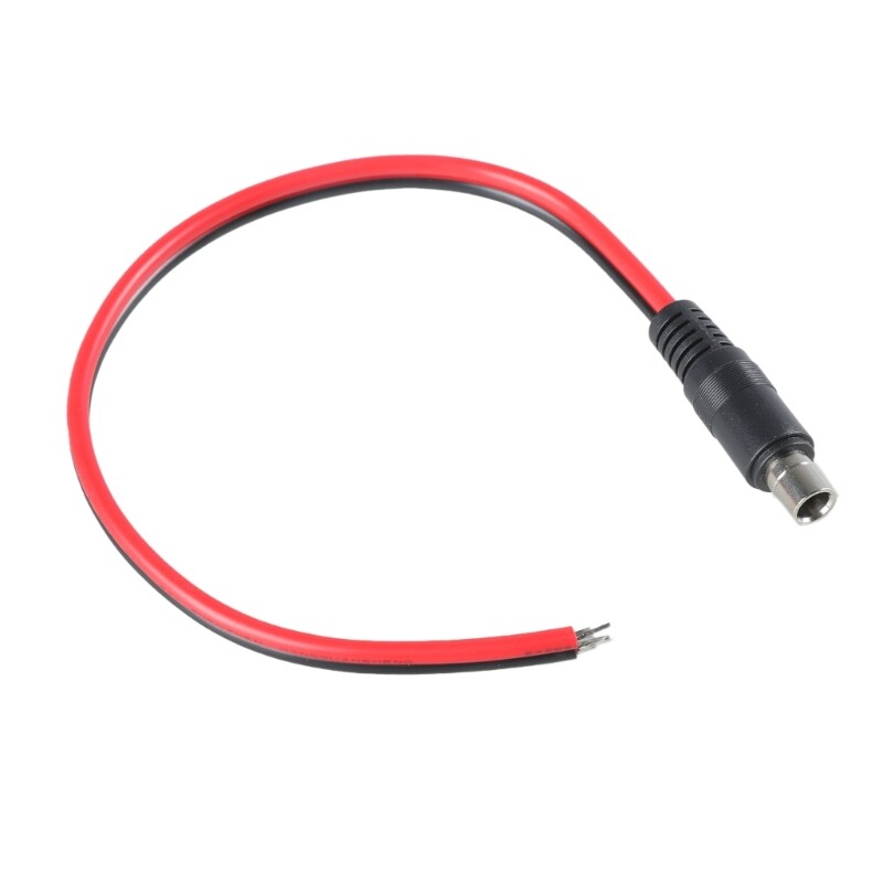 30cm Long 14AWG DC8.0x2.0mm Male/Female Plug to Bare Wire Power Adapter Cable gallery