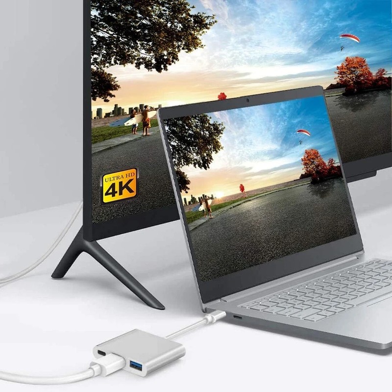 USB Type C to HDMI HDTV TV Cable Adapter Converter For USB-C Phone Tablet Lot gallery