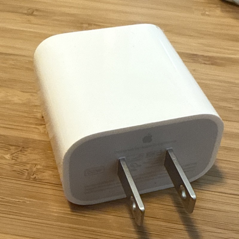 Genuine OEM Apple A2305 20W USB-C Power Adapter Wall Charger MHJA3AM/A White gallery