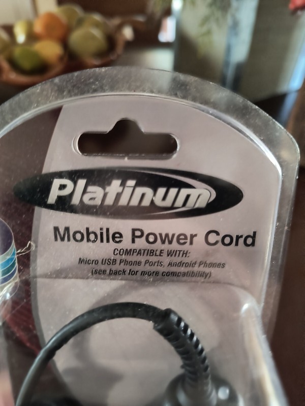 Mobile Power Cord For Androids micro USB phone ports. gallery