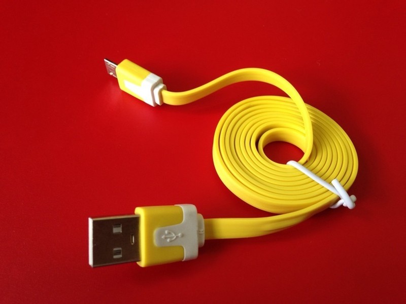 3Ft/6Ft/10Ft Micro USB 2.0 to USB Samsung Flat Noodle Data Sync & Charger Cable gallery