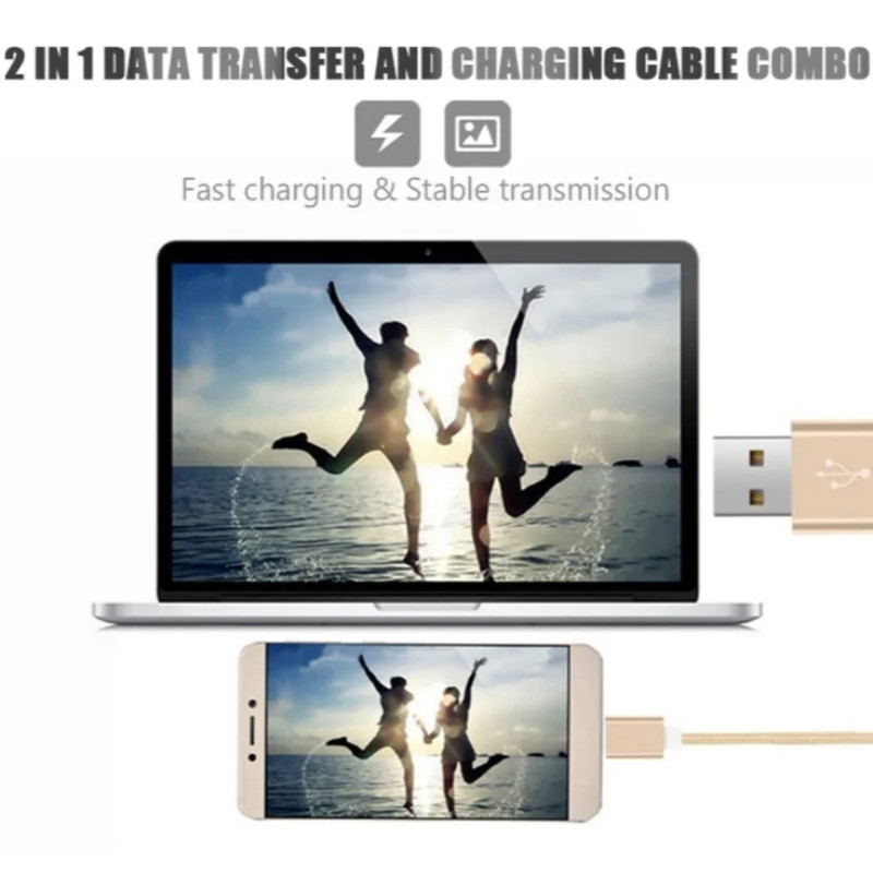 3 Pack 10Ft Heavy Duty Micro USB Fast Charger Data Cable For Samsung Android LG gallery