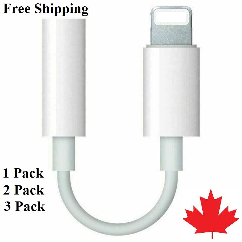 For iPhone 7 8 Plus X 11 12 13 14 8Pin to 3.5mm Jack Headphone Aux Adapter Audio