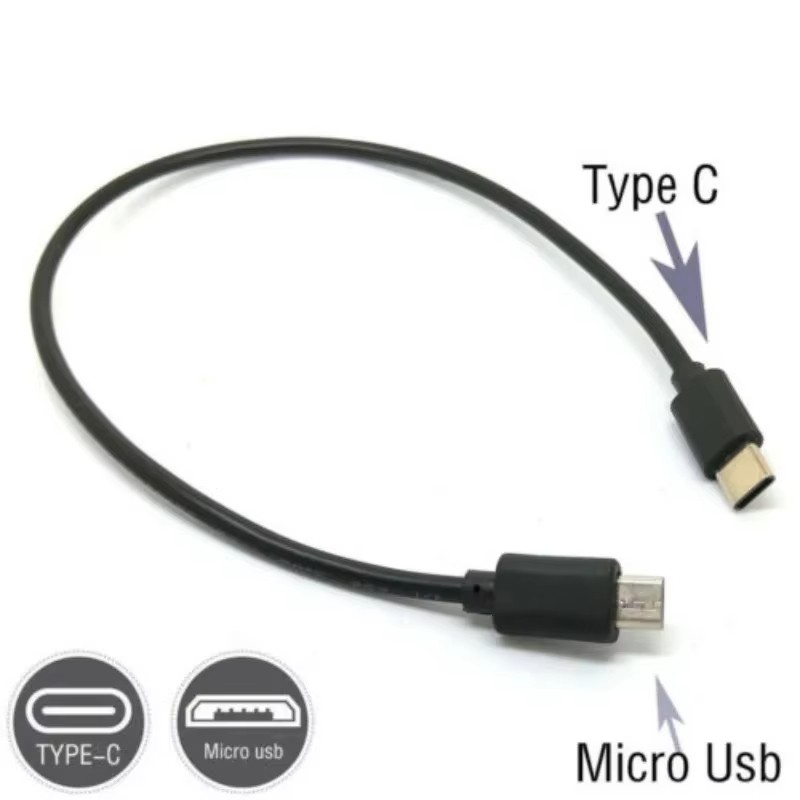 USB Type C to Micro 5V/2.4A Data & Sync Transfer OTG Fast Charging Cable -Lot gallery