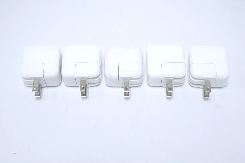 Lot of 5 Apple 12W USB Power Adapter A2167
