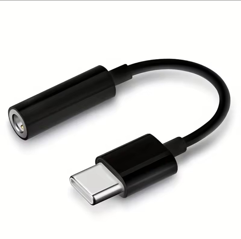 Type C to 3.5mm AUX Audio Adapter Splitter Headphone For ANY USBC Phone & Device
