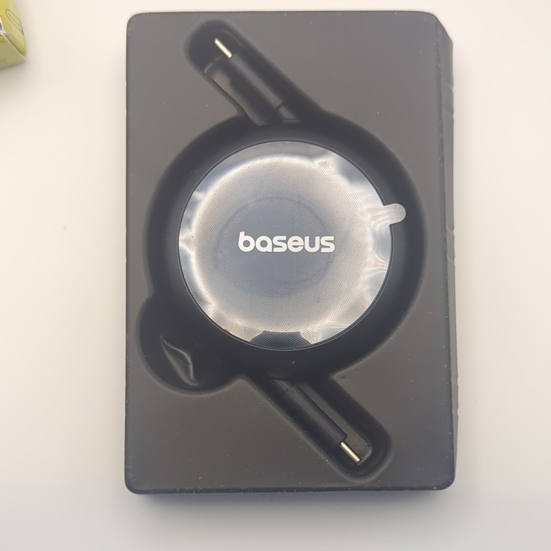 Baseus USB-C to USB-C Retractable PD 100W Fast Charge 1.5m Cosmic Black gallery