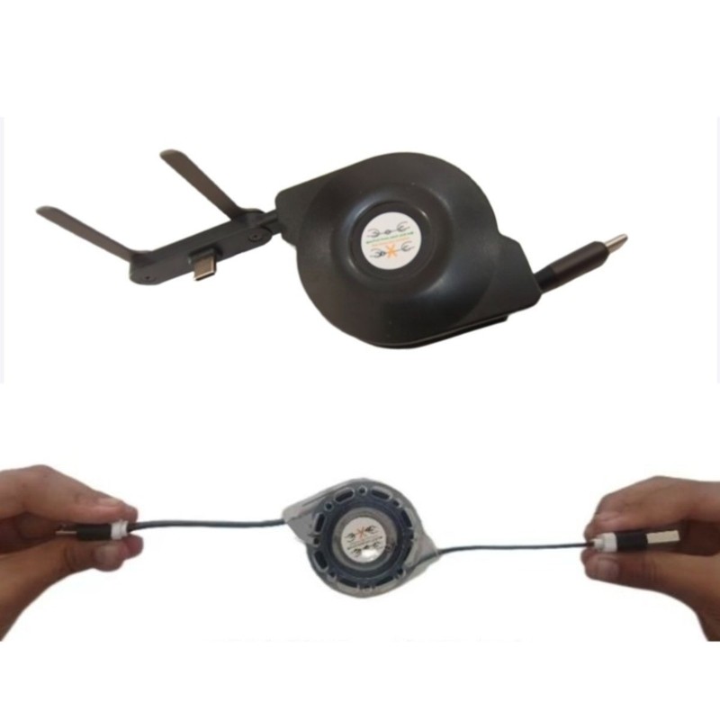 150cm Type C To Type C 240W Charging Cable Scalable Stand Holder For Electronics gallery