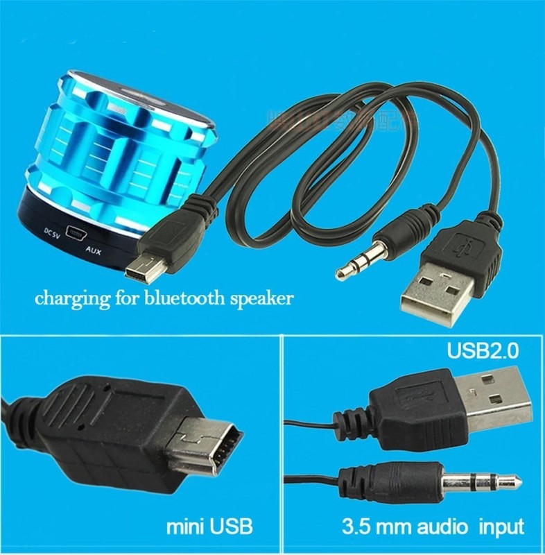 Plug-and-Play Mini USB to 3.5mm Audio Cable for Bluetooth & MP3 Players gallery