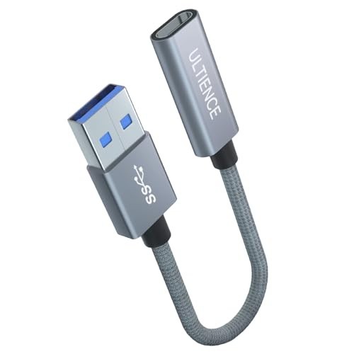 USB C Adapter 10Gbps 60W Fast Charging USB A to USB C Female Connector for gallery