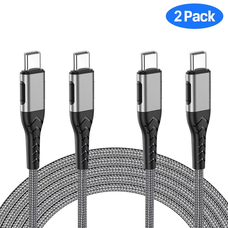 2Pack 10ft USB C Charger Cable - 100W Fast Charging for Android/Phone/Pad, Ty... gallery