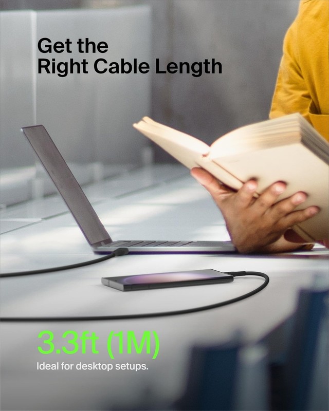 Belkin 1M Boost Charge USB-C To USB-C Cable Black gallery
