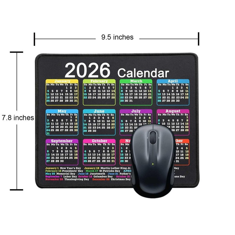Mouse Pad with Non-Slip Rubber Base, Waterproof Computer Mousepad with Stitch... gallery